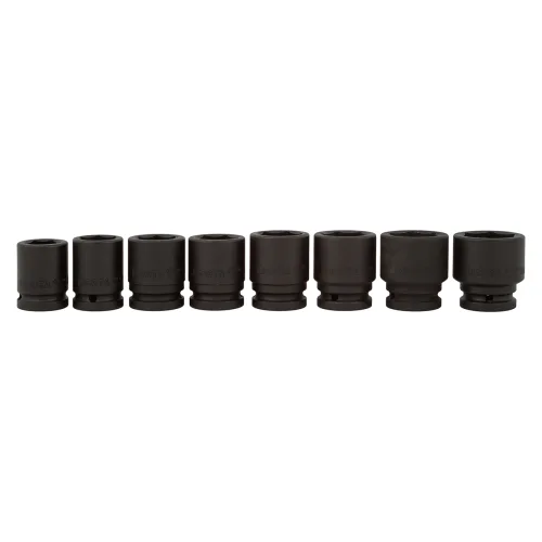 Набор ударных головок 3/4" 8пр. 24-38 мм