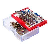 Набор вставок (бит) 1/4;, TORX, HEX, PZ, PH, SLOT, 28 предметов МАСТАК 058-11028C