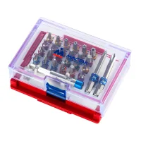 Набор вставок (бит) 1/4;, TORX, HEX, PZ, PH, SLOT, 28 предметов МАСТАК 058-11028C