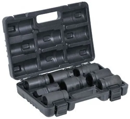 Торцевые головки, ударныеTorx, 8 шт., 1/2", CrMo