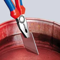 Плоскогубцы комбинированные фосфатированные, черного цвета 180 мм Knipex KN-0301180