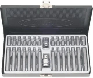 ABS-80009 Набор бит H4-H12, T20-T55 S2, 30 пр. Licota