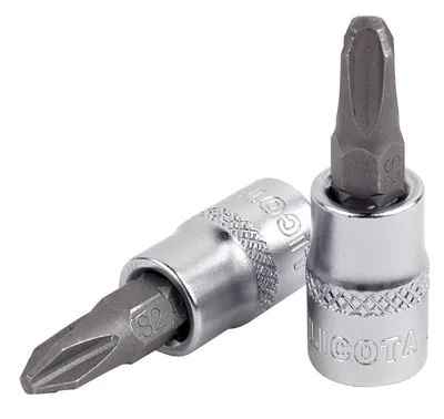 Головка торцевая с вставкой PH (крест) (PZ1, 1/4'')