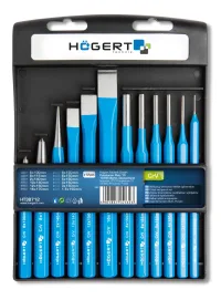 HOEGERT Набор ударно- режущего инструмента, 12 шт., CrV Högert HT3B712