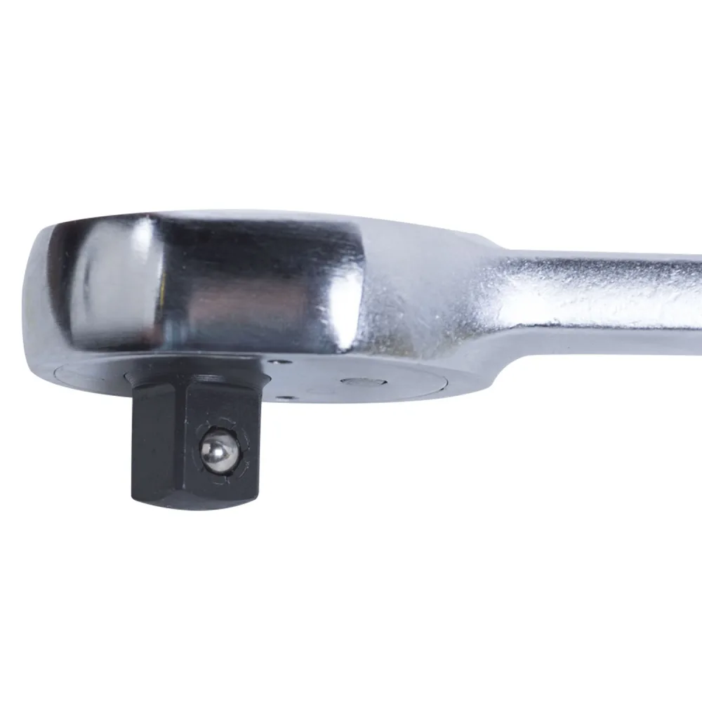 Трещотка 1/2", 250 мм, 32 зубца, флажковая, фиксатор King Tony 4779-10GR