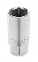 HOEGERT Головка свечная шестигранная 1/2", 16 мм, CrV50BV31