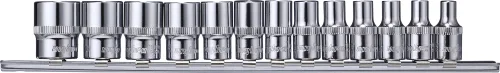 Набор головок торцевых 1/4"DR на держателе, 4-14 мм, 13 предметов 2