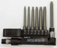 Набор вставок (бит) с воротком-битодержателем 1/4;, TORX, T10-T40, L = 60 мм, 8 предметов KING