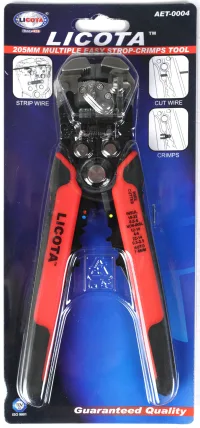 Клещи для обжимки клемм и снятия изоляции “стриппер”