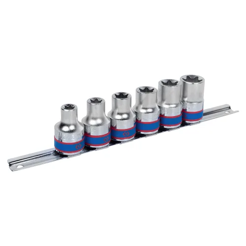 Набор торцевых головок 1/2", TORX Е-стандарт, E10-E20, 6 предметов 3