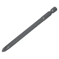 Вставка (бита) торцевая 1/4", Phillips, PH2, L = 100 мм, для шуруповерта