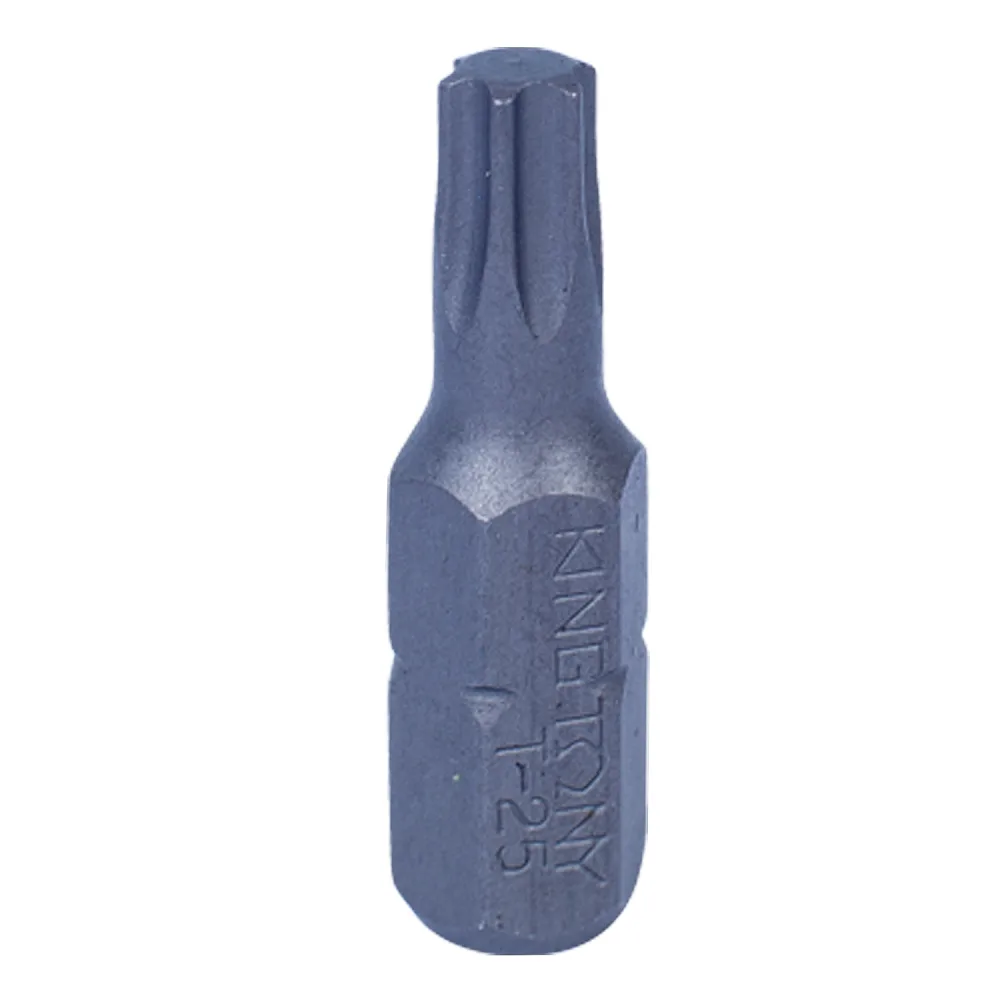 Вставка (бита) торцевая 1/4;, TORX, T25, L = 25 мм KING TONY 102525T