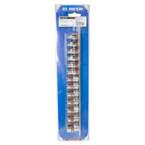 Набор торцевых головок 3/8", двенадцатигранные, 5/16"-3/4", 13 предметов 2