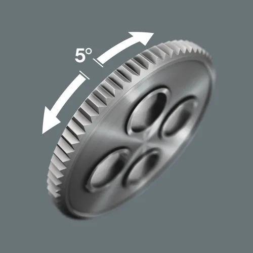 Набор с трещоткой Zyklop Speed 8100 SA 2 1/4" 5