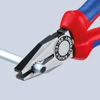 Плоскогубцы комбинированные фосфатированные, черного цвета 180 мм KN-0302180