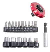 Отвертка трещоточная мини со сменными насадками 1/4", 18 пр.