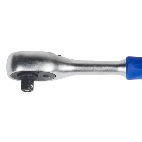 Трещотка 1/4", 45 зубцов, флажковая с кнопкой 3