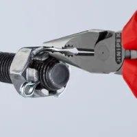 Пассатижи удлиненные фосфатированные, черного цвета 145 мм Knipex KN-0822145