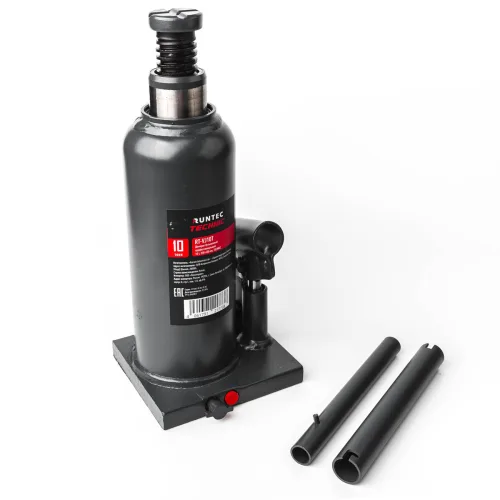 Домкрат бутылочный профессиональный 10 т, 230–450 мм TECHNIC RT-VJ10T RUNTEC 3