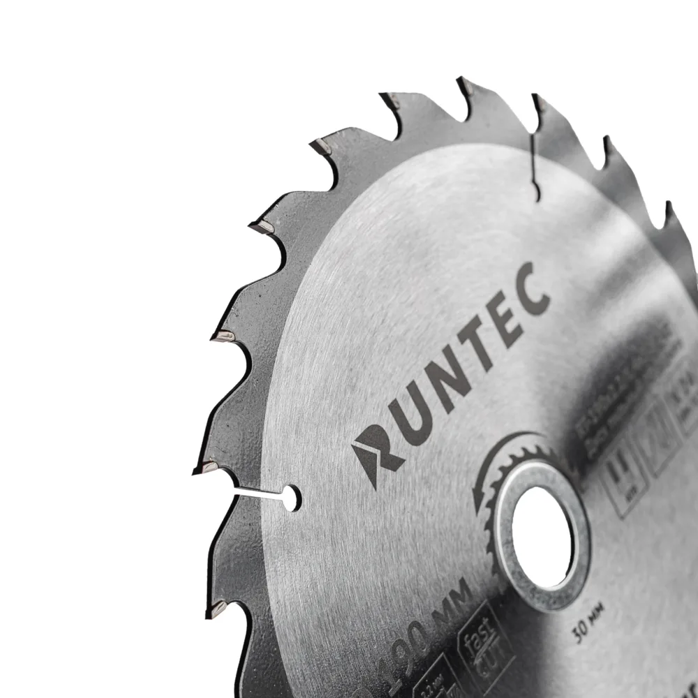 Диск пильный по дереву 190 × 30 мм, 24 зуба RT-190x2.2/1.4x30/24T RUNTEC