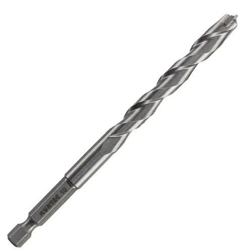 Сверло по бетону HRC45 10 × 120 мм, HEX 1/4″ RT-DC10 RUNTEC 2