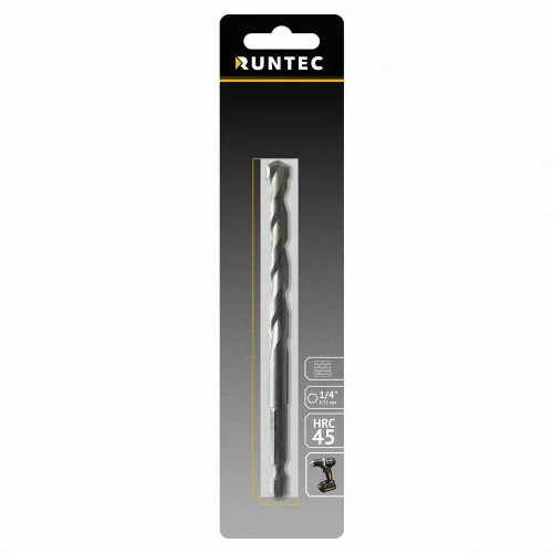 Сверло по бетону HRC45 5 × 90 мм, HEX 1/4″ RT-DC5 RUNTEC