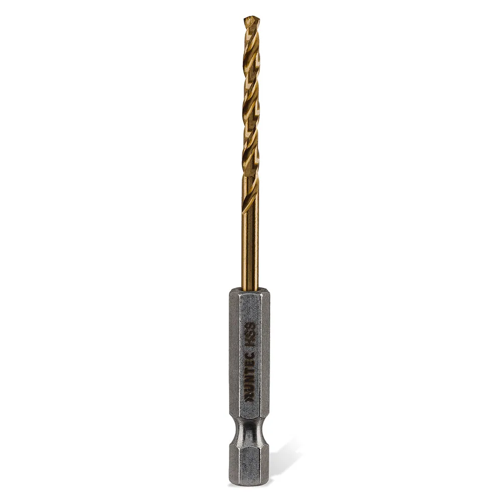 Сверло по металлу HSS-TiN 3 × 80 мм HEX 1/4″ RT-DS3 RUNTEC