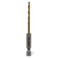 Сверло по металлу HSS-TiN 3 × 80 мм HEX 1/4″ RT-DS3 RUNTEC