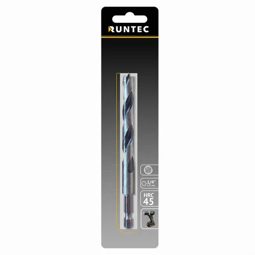 Сверло по дереву HRC45 10 × 132 мм HEX 1/4″ RT-DT10 RUNTEC