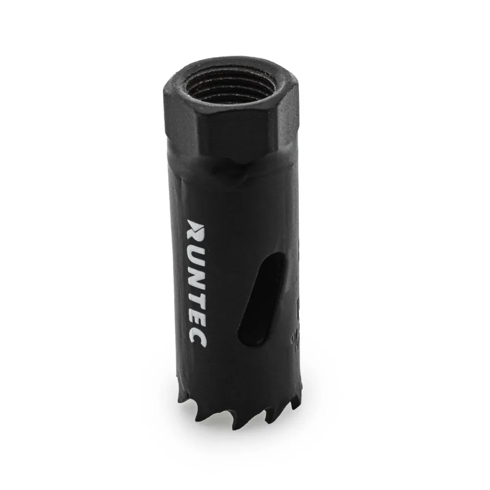 Коронка биметаллическая 19 мм BiM HSS-Co8, 4–6 TPI RT-HBV19 RUNTEC