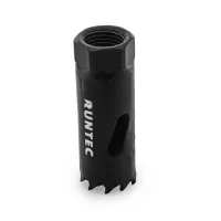 Коронка биметаллическая 19 мм BiM HSS-Co8, 4–6 TPI RT-HBV19 RUNTEC