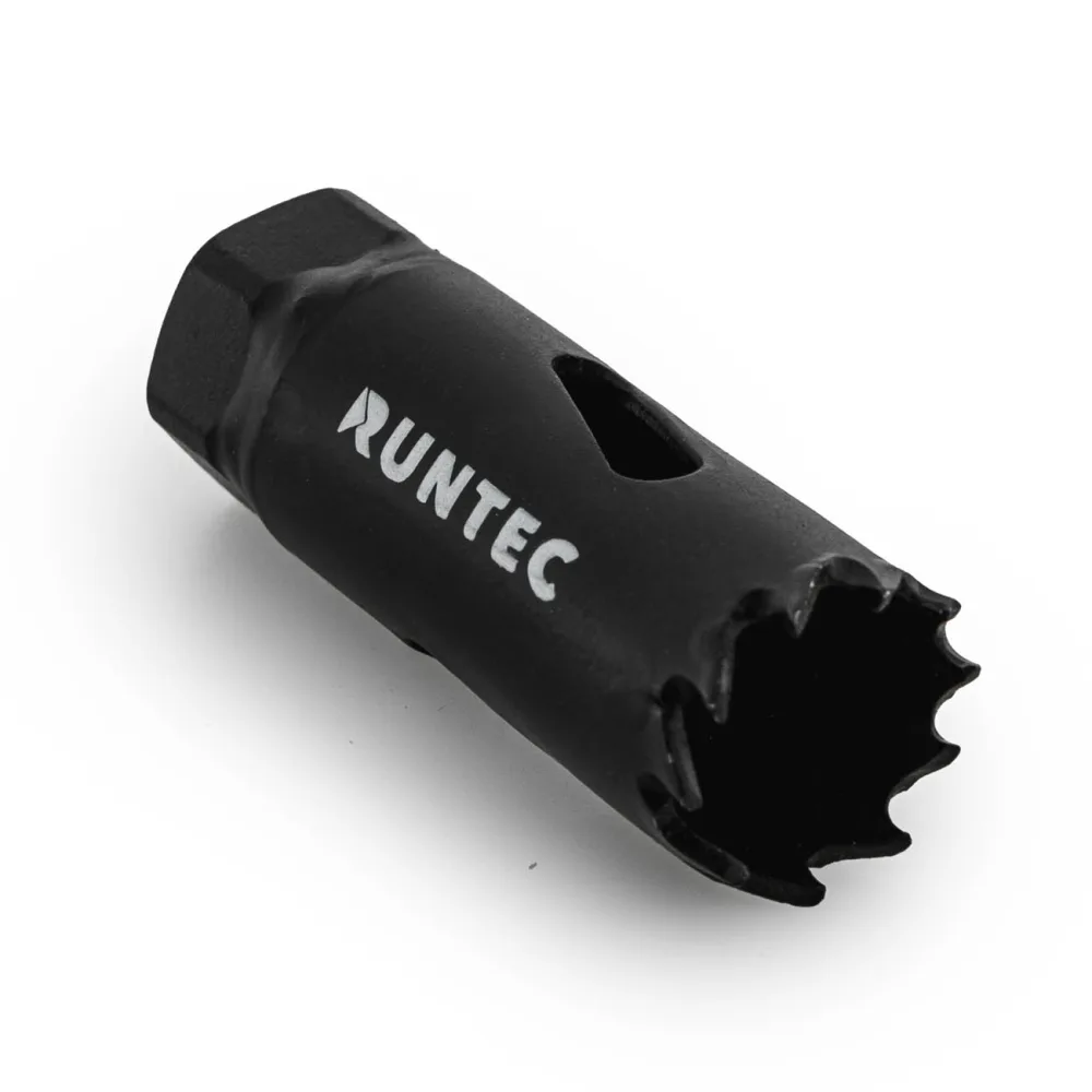 Коронка биметаллическая 19 мм BiM HSS-Co8, 4–6 TPI RT-HBV19 RUNTEC