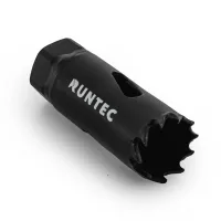 Коронка биметаллическая 19 мм BiM HSS-Co8, 4–6 TPI RT-HBV19 RUNTEC