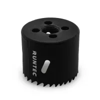 Коронка биметаллическая 57 мм BiM HSS-Co8, 4–6 TPI RT-HBV57 RUNTEC
