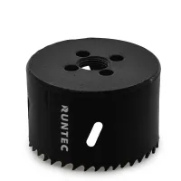 Коронка биметаллическая 68 мм BiM HSS-Co8, 4–6 TPI RT-HBV68 RUNTEC