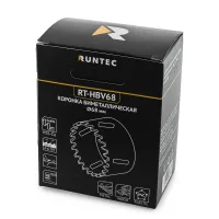 Коронка биметаллическая 68 мм BiM HSS-Co8, 4–6 TPI RT-HBV68 RUNTEC