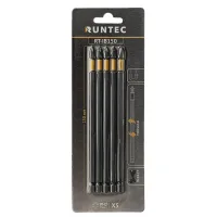 Бита ударная H6.35, 150 мм, PH2, 5 шт. RT-IB150 RUNTEC