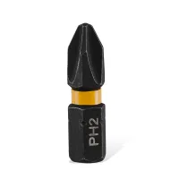 Бита ударная H6.35, 25 мм, PH2, 5 шт. RT-IB25 RUNTEC