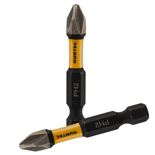 Бита ударная Diamond Coating H6.35, 50 мм, PH2, 5 шт. RT-IB51 RUNTEC 2