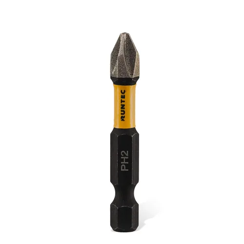 Бита ударная Diamond Coating H6.35, 50 мм, PH2, 5 шт. RT-IB51 RUNTEC 4