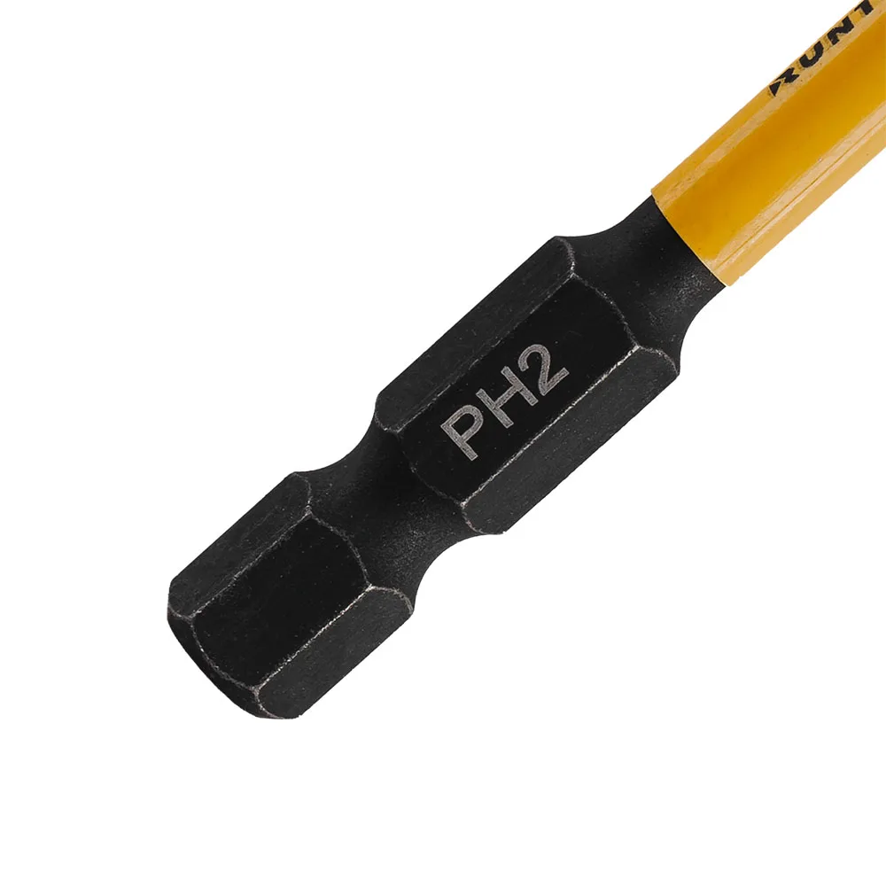 Бита ударная H6.35, 57 мм, PH2, 5 шт. RT-IB57 RUNTEC