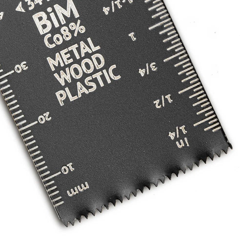 Насадка для МФИ BiM пильная прямая 34 × 55 мм по дереву, пластику и металлу RT-OCB34x55 RUNTEC