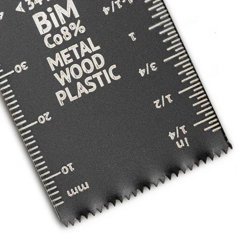 Насадка для МФИ BiM пильная прямая 34 × 55 мм по дереву, пластику и металлу RT-OCB34x55 RUNTEC 3
