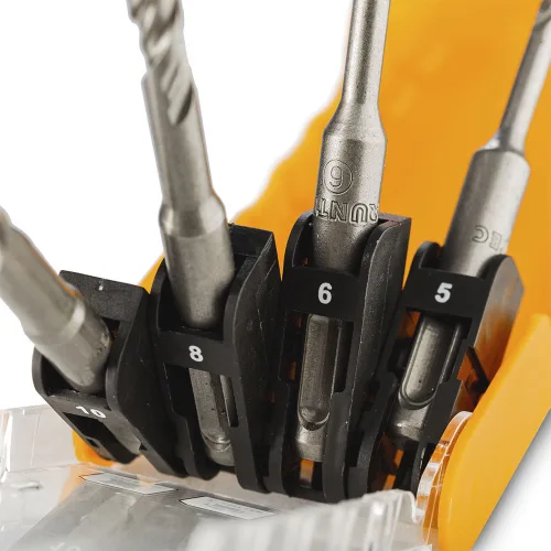 Набор буров по бетону SDS-Plus 2 Cutter 5, 6, 8, 10 × 160 мм, 4 предмета RT-RD2XN160 RUNTEC 3
