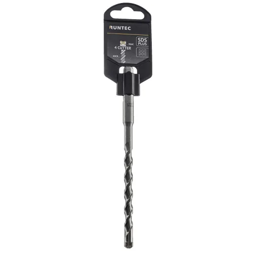 Бур по бетону SDS-Plus 4 Cutter, 8 × 250 × 310 мм RT-RD4X8310 RUNTEC