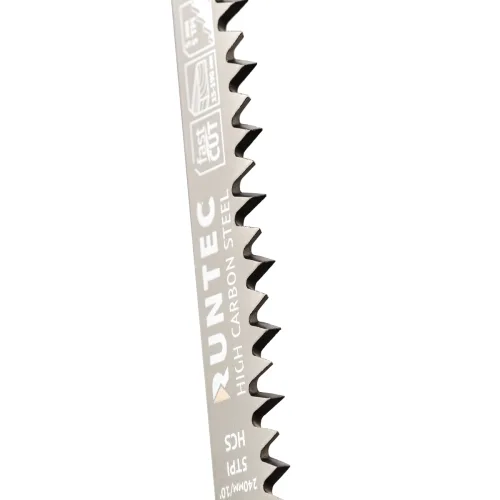 Полотна для сабельной пилы по дереву, S 1531 L, HCS, 240 мм, 5 шт RT-S1531L RUNTEC 3