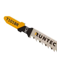Пилки для лобзика по дереву, T 101 BR, HCS, 5 шт RT-T101BR RUNTEC