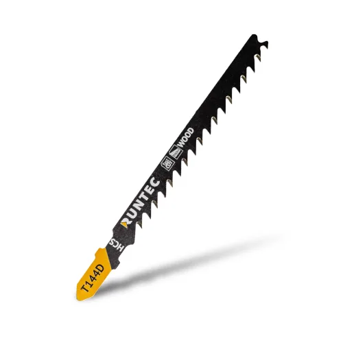 Пилки для лобзика по дереву, T 144 D, HCS, 5 шт RT-T144D RUNTEC