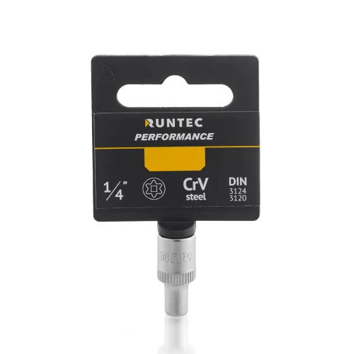 Головка торцевая, E-профиль (1/4", E5) Runtec 4
