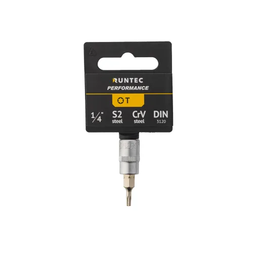 Головка торцевая со вставкой Torx T (1/4", T8) Runtec 4